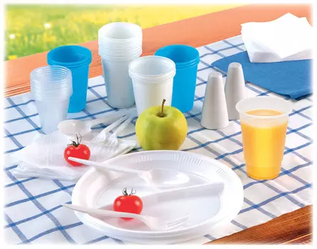 Тарелка десертная в ассортименте ТЧН! белая d165мм 12шт