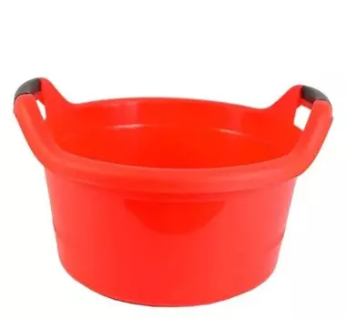 Таз Полимербыт Люкс круглый 12л КРАСНЫЙ, изуруд