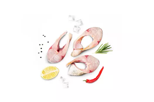 Толстолобик стейк п/ф охл кг