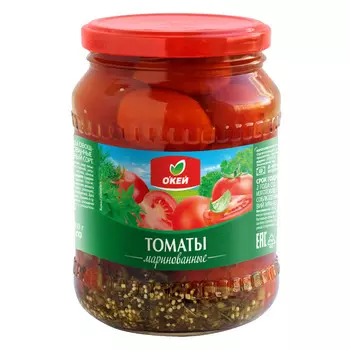 Томаты ОКЕЙ маринованные 650г ст/б