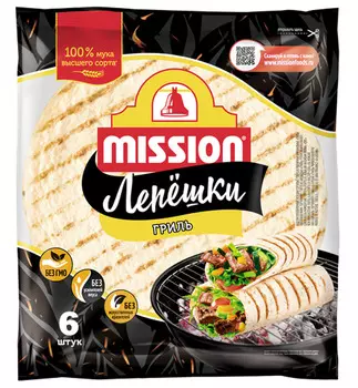 Тортильи MISSION Гриль 250 гр.