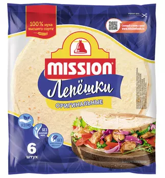 Тортильи Mission пшеничные 250г