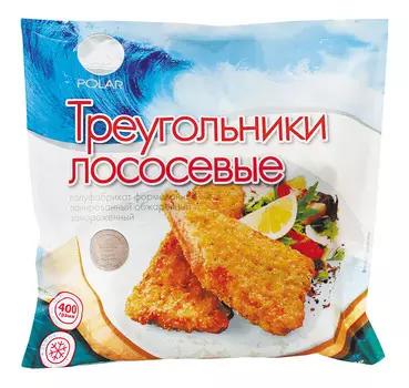 Треугольники Polar лососевые в панировке 500г