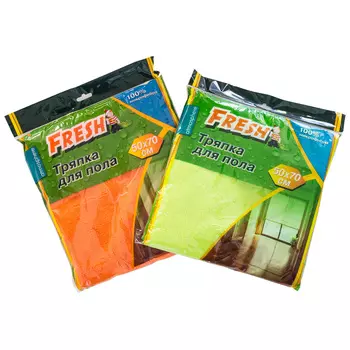 Тряпка д/пола Fresh из микрофибры 50x70см