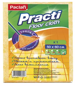 Тряпка д/пола Paclan вискоза 50х60см 1шт