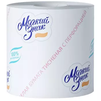 Туалетная бумага Мягкий знак 1сл 54м 1рул