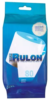 Туалетная бумага влажная Mon Rulon №80