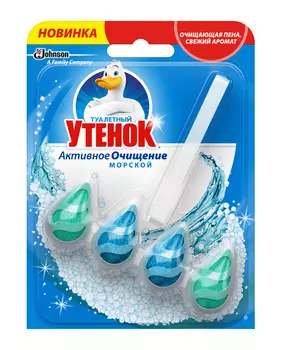 Туалетный блок д/унитаза Туалетный утенок Морской 38,6г