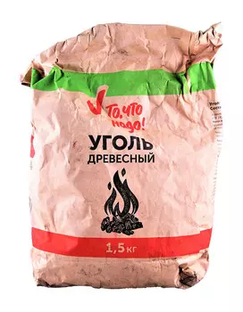 Уголь древесный ТЧН! 1,5кг