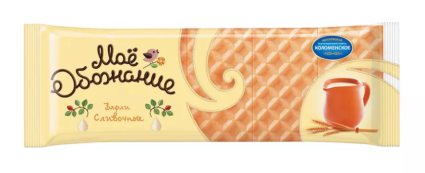 Вафли Мое обожание Сливочные оригинальные 150г