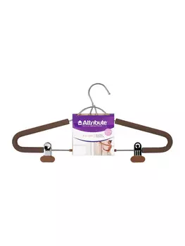 Вешалка для костюма Attribute Eva Coffee 42см