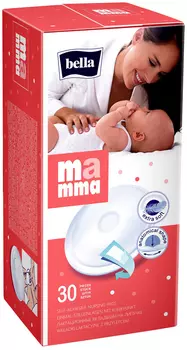 Вкладыши лактационные Bella c липучкой 30шт