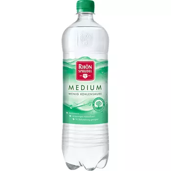 Вода минеральная Rhоn Sprudel' Medium газ стол 1л пэт
