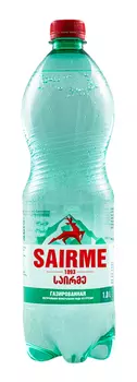 Вода минеральная Саирме леч/стол газ 1л пэт