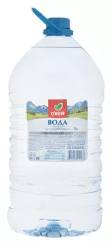 Вода Окей природная питьевая 5л ПЭТ