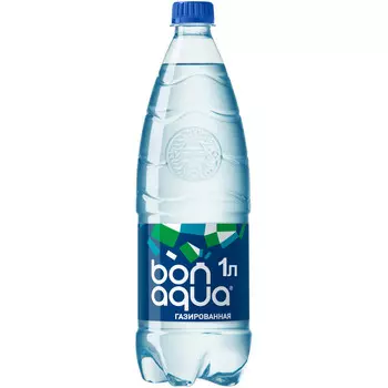 Вода питьевая BonAqua газ 1л пэт