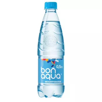 Вода питьевая BonAqua н/газ 0.5л пэт