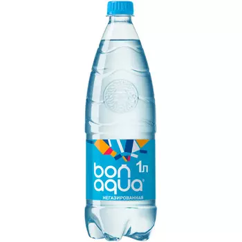 Вода питьевая BonAqua н/газ 1л пэт