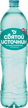 Вода Святой Источник Активные Минералы питьевая газ 1,5л пэт
