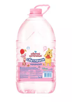 Вода Святой Источник Светлячок питьевая д/детей н/газ с рождения 5 л