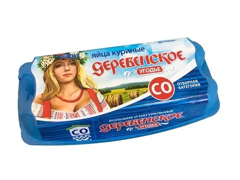 Яйцо куриное СО Деревенское Угодье 10шт