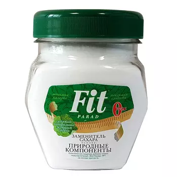Заменитель сахара на основе эритрита ФитПарад №7 180г банка