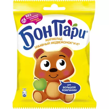 Жев Мармелад Бон Пари Забавный Медвежонок и Ко 120г