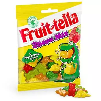 Жев мармелад Fruittella Звери микс 70г