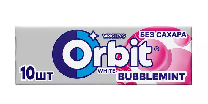 Жев.резинка Orbit White Bubblemint 13,6г