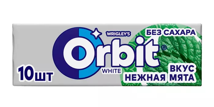 Жев.резинка Orbit White Нежная Мята 13,6г