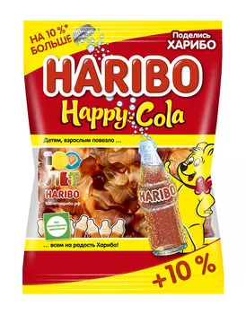 Жевательный мармелад HARIBO Хэппи Кола 140г