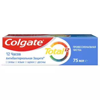 Зубная паста Colgate Total 12 Профессиональная чистка 75мл