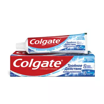 Зубная паста Colgate тройное действие экстра отбеливание 100мл