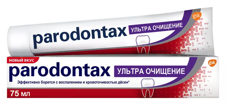 Зубная паста GSK Parodontax Очищение 75мл