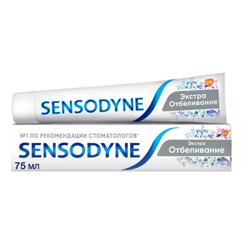 Зубная паста GSK Sensodyne Экстра отбеливание Ежедневный уход 75 мл