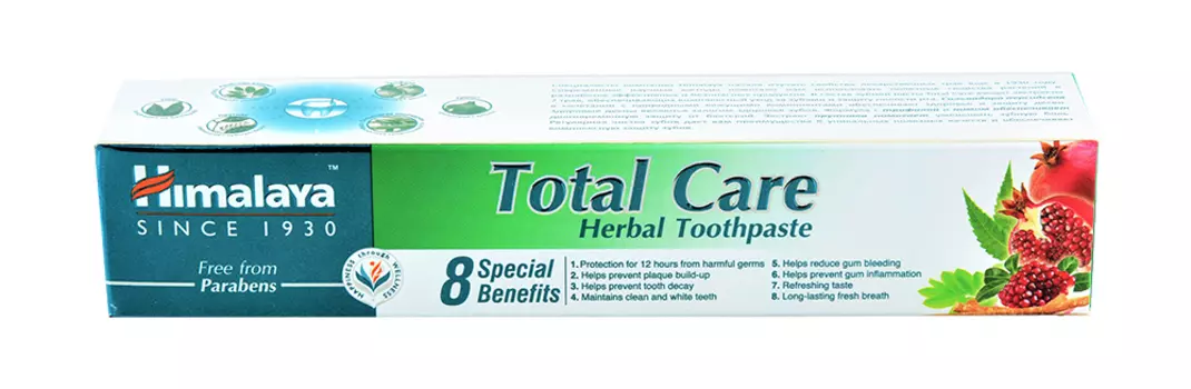 Зубная паста Himalaya Herbals Total Care Комплексный уход, 50мл