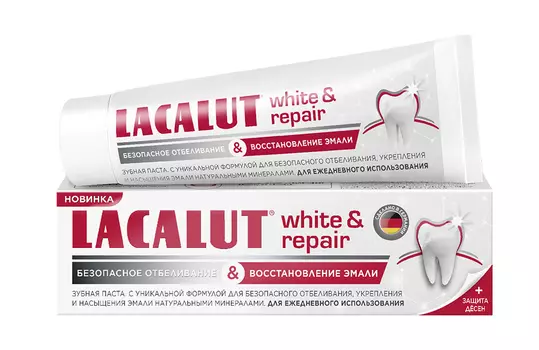 Зубная паста Lacalut White&amp; Repair 75мл