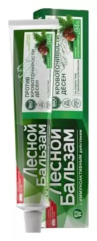 Зубная паста Лесной бальзам кора дуба и пихта 75мл