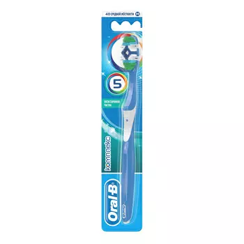 Зубная щетка Oral-B Комплекс Пятисторонняя чистка 40 средняя жесткость