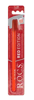 Зубная щетка Рокс Red edition средняя жесткость