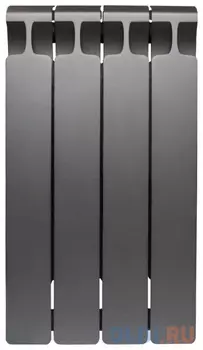 01Радиатор биметаллический RIFAR Monolit 500-4 Титан