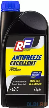 17371N RUSEFF Антифриз ANTIFREEZE EXCELLENT OAT (1кг)