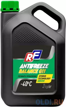 17462N RUSEFF Антифриз ANTIFREEZE Balance G11 40 (3кг)
