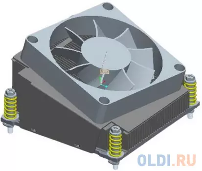 1960077101N001 Вентилятор для CPU LGA1156, S-95 Вт, 83 х 83 х 54,95 мм-SS, 12 В, 0.26 A