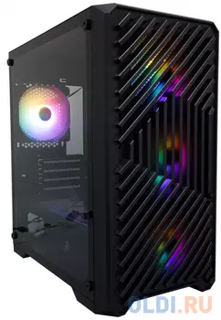 Корпус microATX 1stPlayer TRILOBITE T5 Black Без БП черный