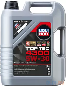 2324 LiquiMoly НС-синт. мот.масло Top Tec 4300 5W-30 C2 (5л)