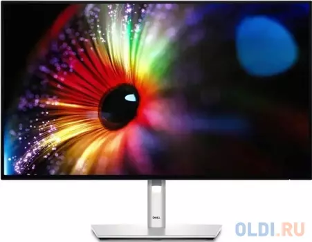 27" Монитор DELL UltraSharp U2724D, 2560x1440, IPS, 120Гц, 1хHDMI, 1хDP, 2хType-С, серебристый/черный
