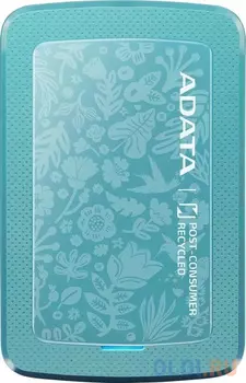 Внешний SSD диск 2 Tb USB 3.2 ADATA HC300 зеленый