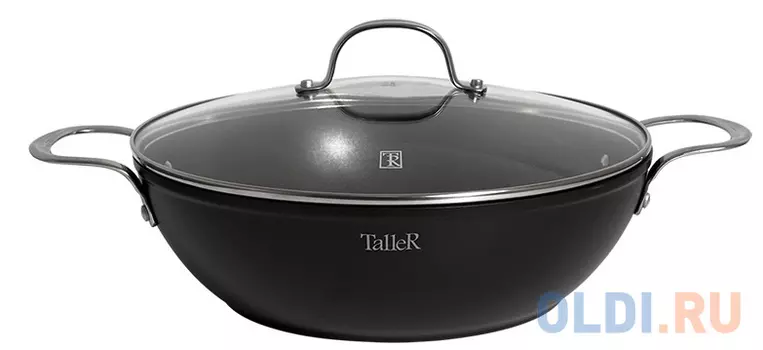 4199-TR Сковорода Вок TalleR 30 см с крышкой