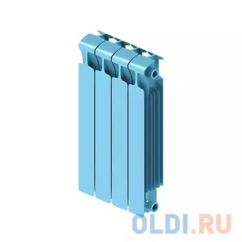 41Радиатор биметаллический RIFAR Monolit 500-4 Ду 3/4 САПФИР